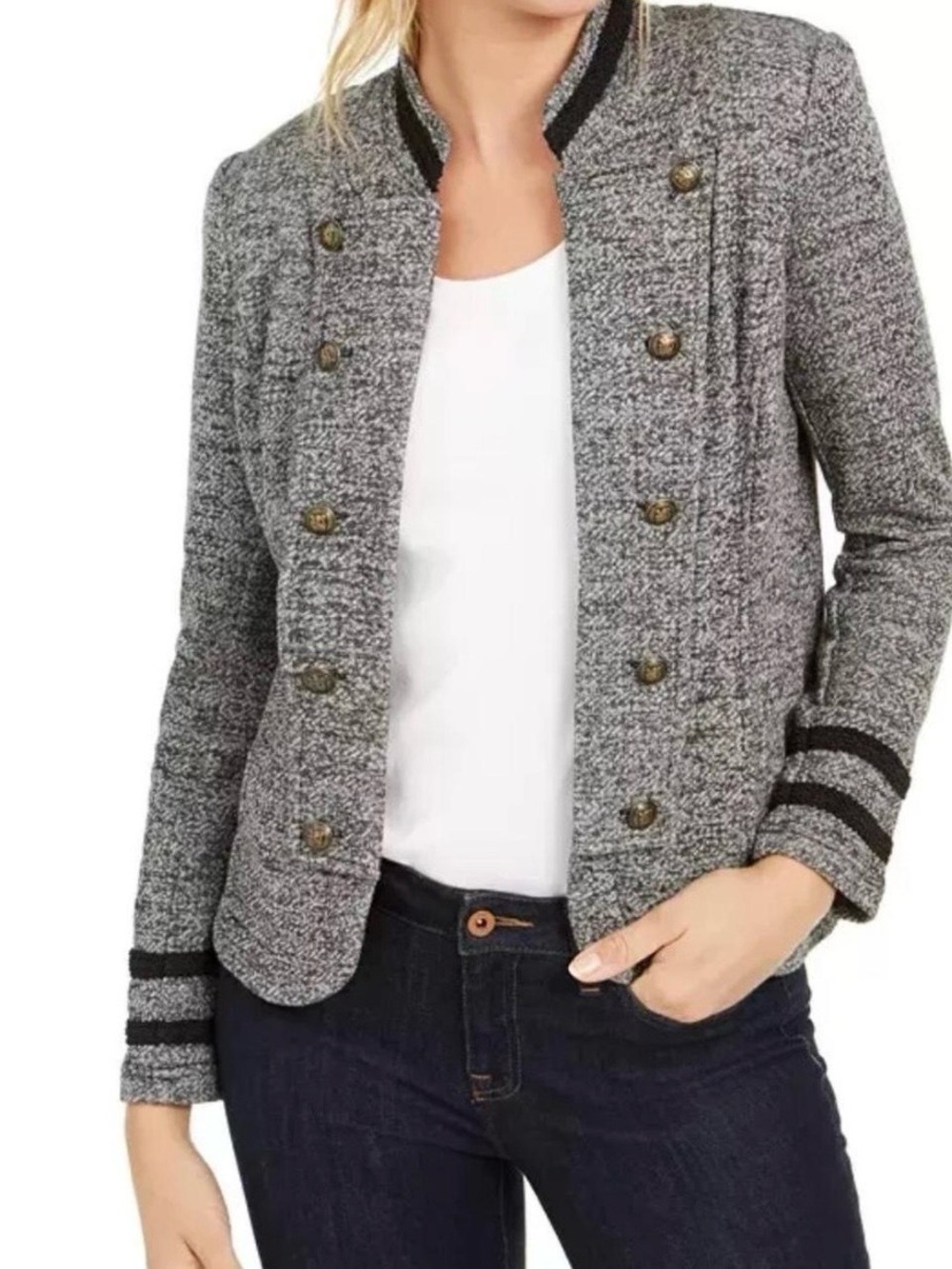 Tommy Hilfiger Plus Size Military Band Jacket-NWT-size 3X